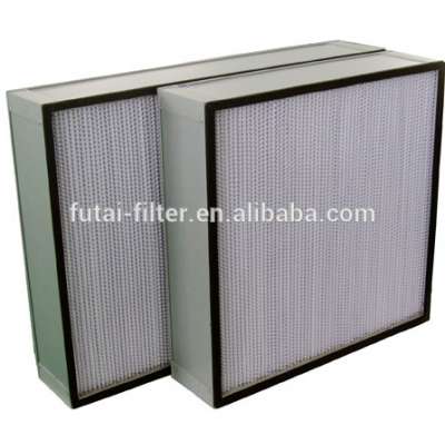 h13 aluminum frame 24x24 washable mini pleat hepa filter