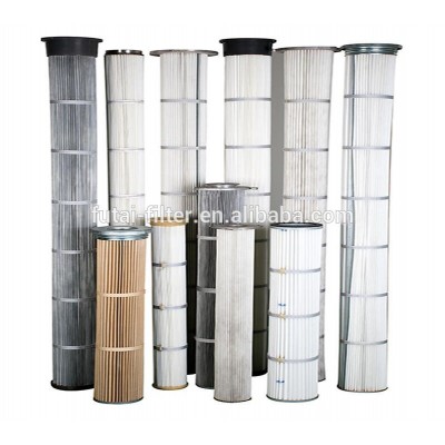 High Efficiency Air Filter Cartridge , Filter Paper Pleated Media