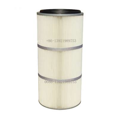 FMP-3266  FUTAI  powder coating refillable  anti-static laminated polyester air filter fiber dust collector cartridge